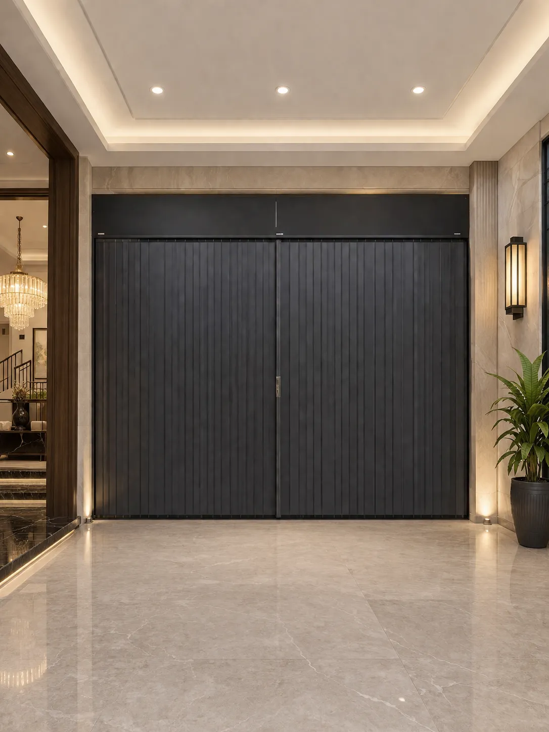 Cửa xếp lá nhôm